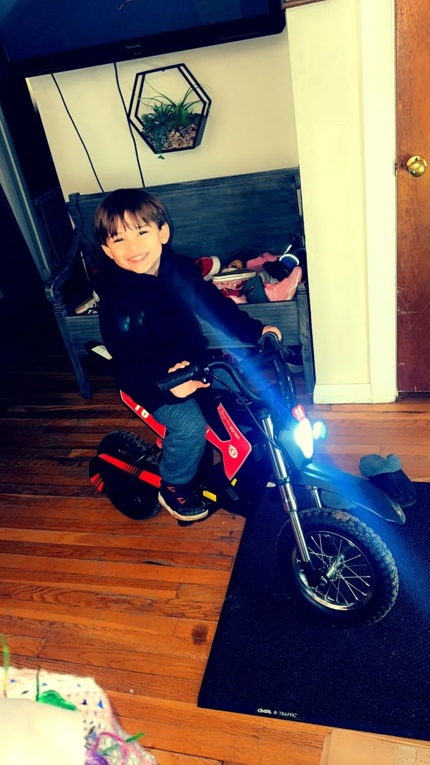 Hiboy DK1 eldirtcykel renoverad röd slitstark