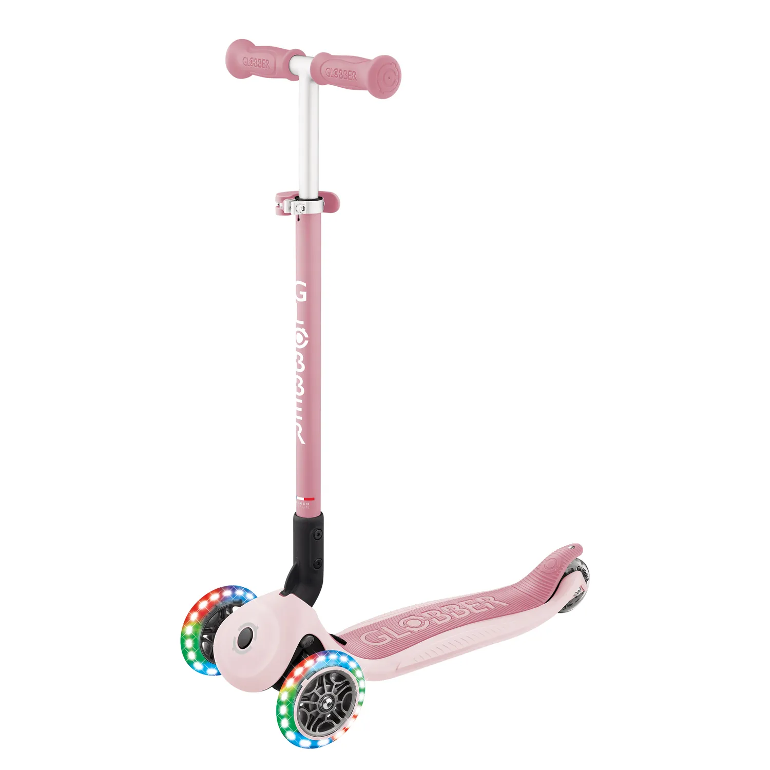 Globber Go Up Active Lights 360 sparkcykel föräldrastyr