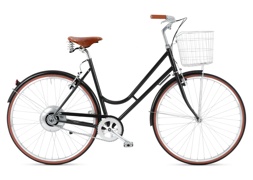 BikeID Step-through Electric elsparkcykel svart