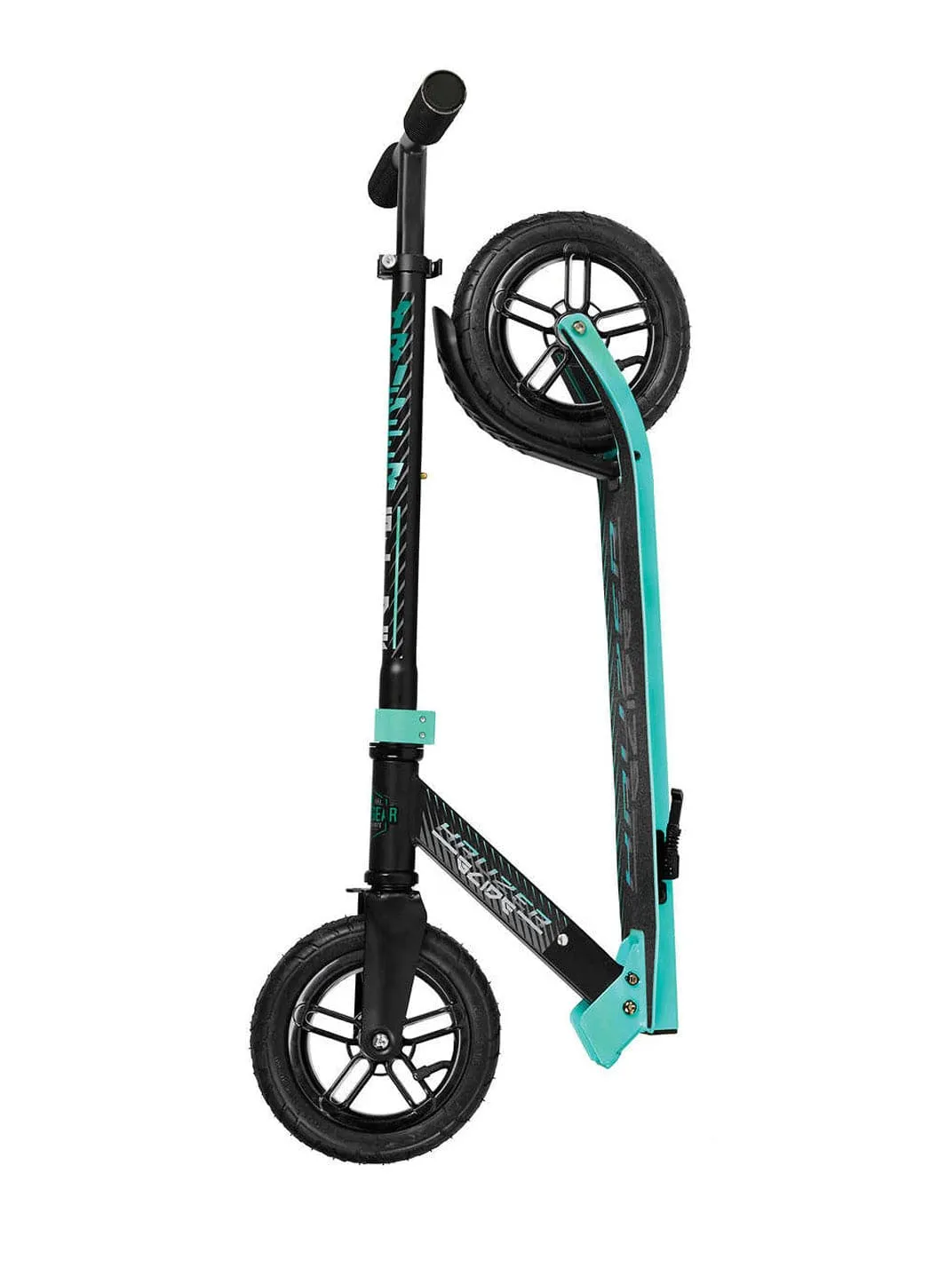 MGP Kruzer Wide Glide sparkcykel svart turkos vikbar