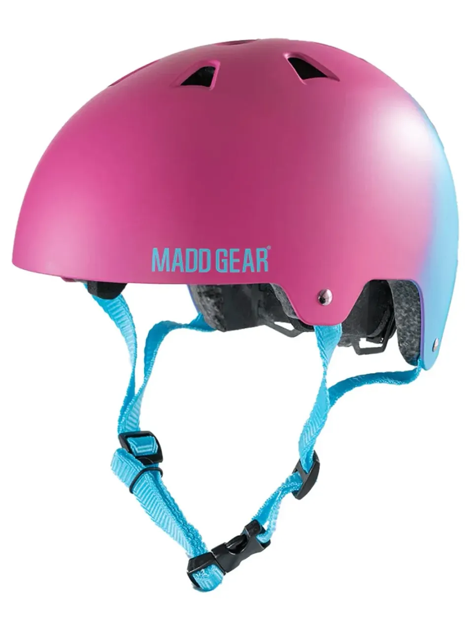 Madd Gear EPS hjälm pink blue S/M justerbar