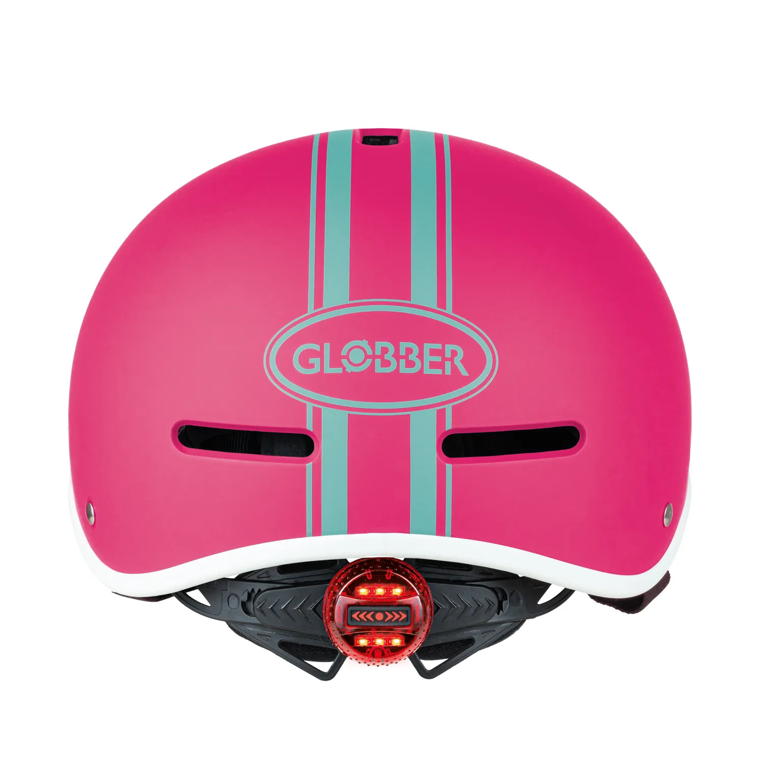 Globber Ultimum barnhjälm S/M 51-55cm med LED-bakljus