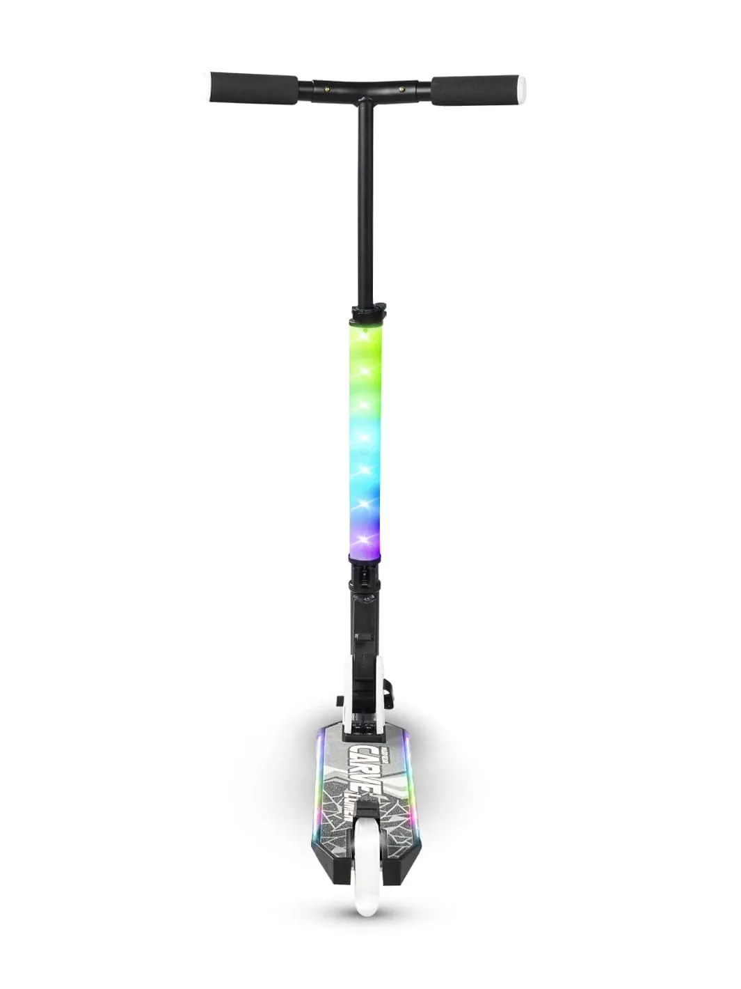 Madd Gear Carve Lumen sparkcykel med ljus hopfällbar