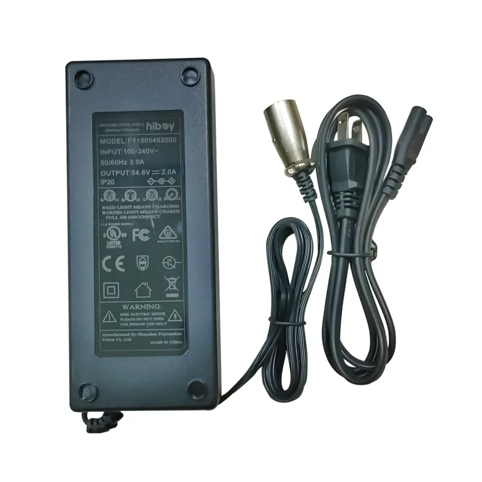 Hiboy EX6 EX6F P7 laddare elcykel original
