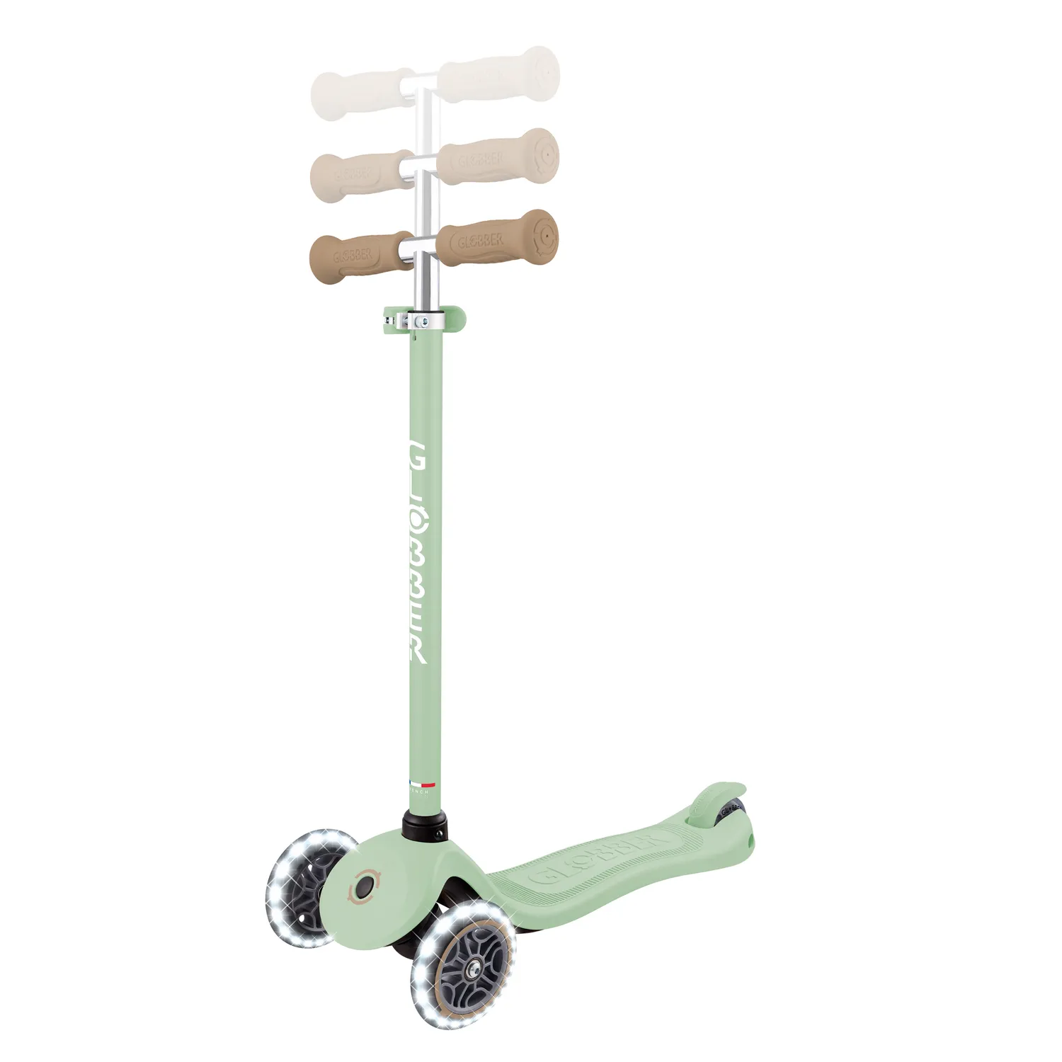 Globber Signature Lights sparkcykel pastel LED 3-7år