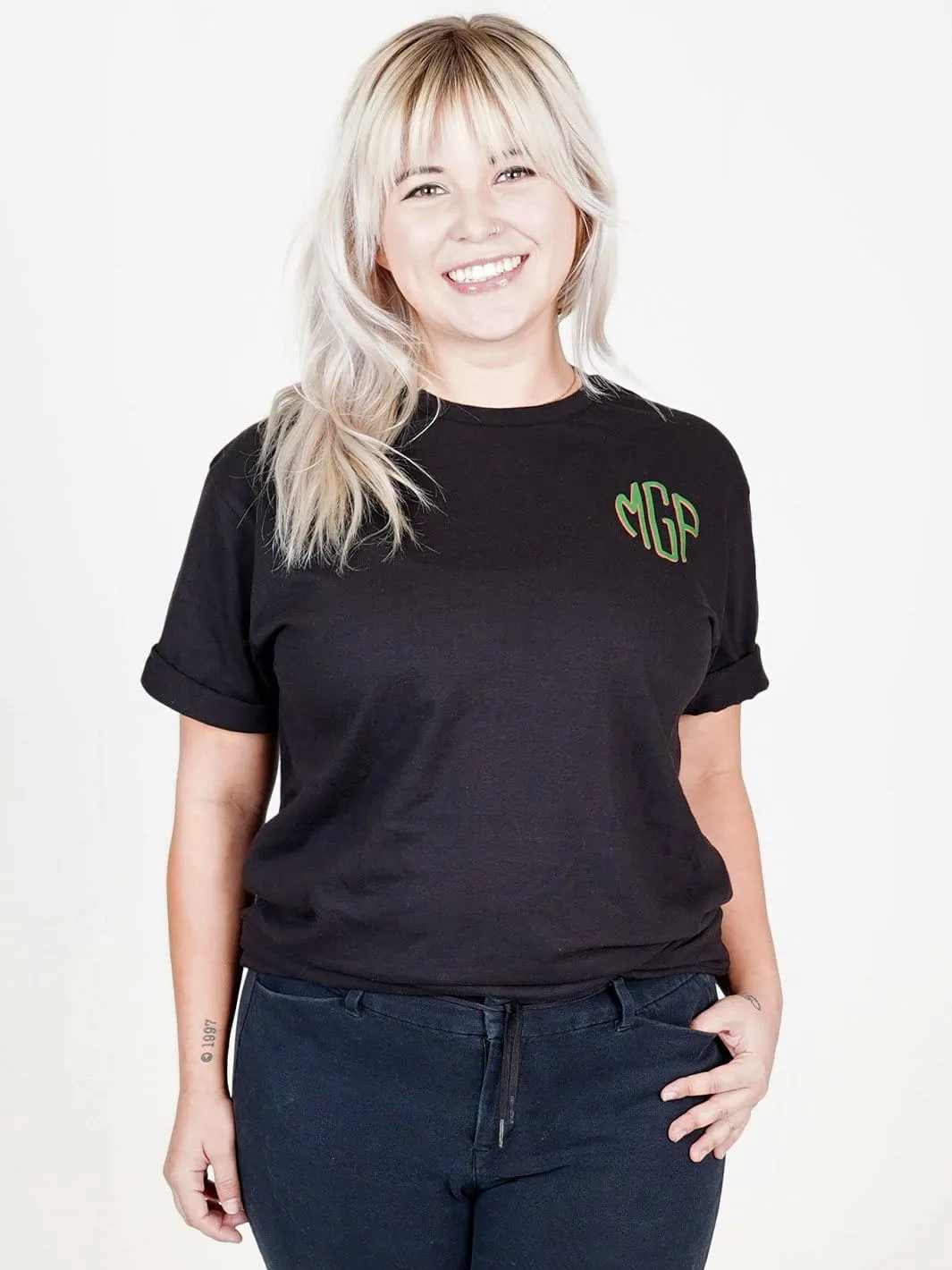 MGP Circle Logo t-shirt svart bomull