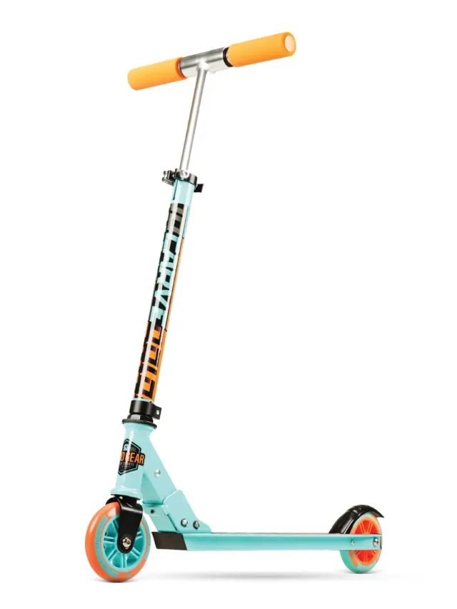 Madd Gear Carve 100 sparkcykel turkos orange