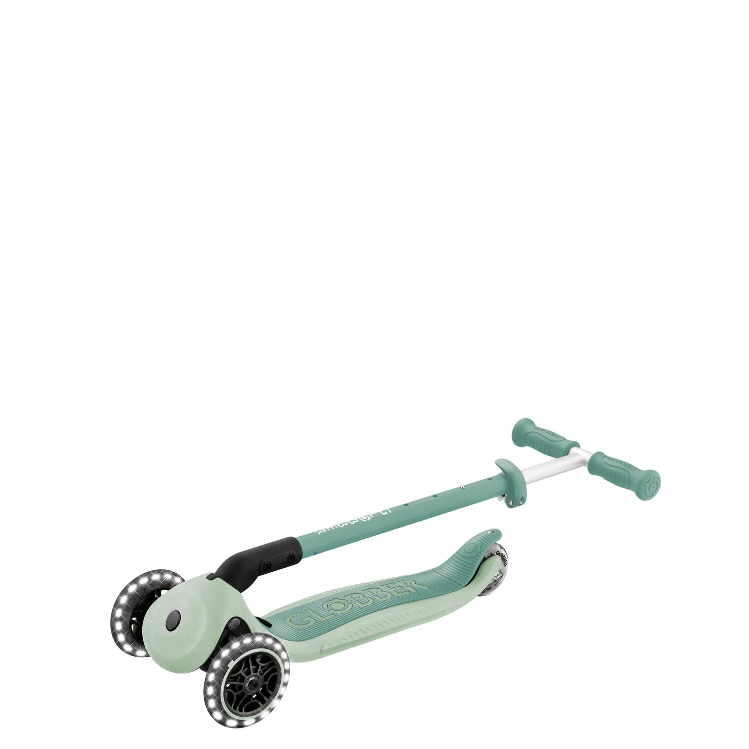 Globber Go-Up Active Lights sparkcykel sunshine