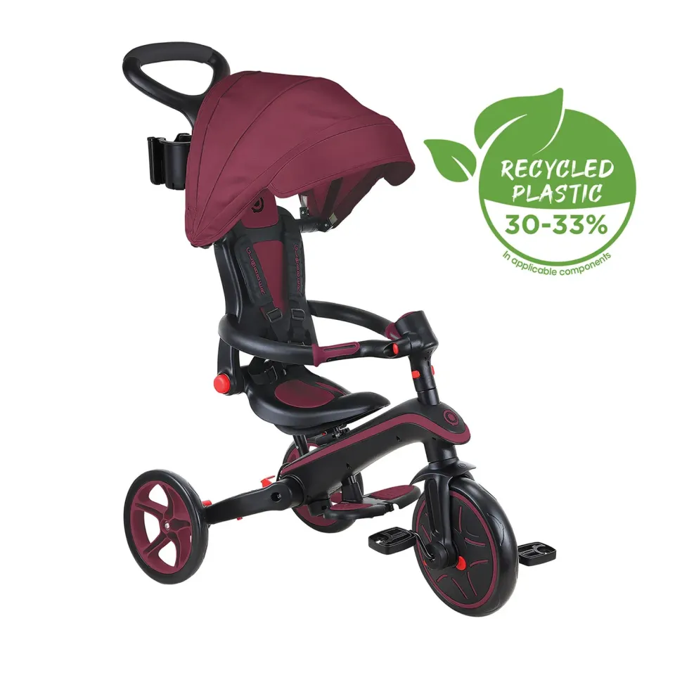 Globber Explorer Trike Foldable 4in1 trehjuling vikbar