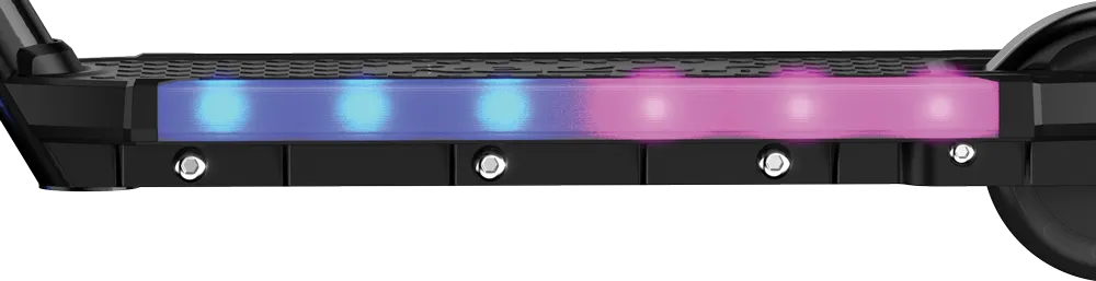 Razor Kick2Glow sparkcykel svart LED-ljus