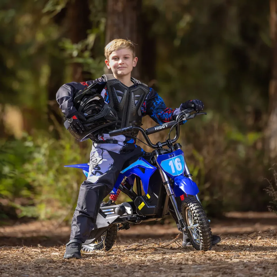 Hiboy DK1 eldirtcykel renoverad röd slitstark