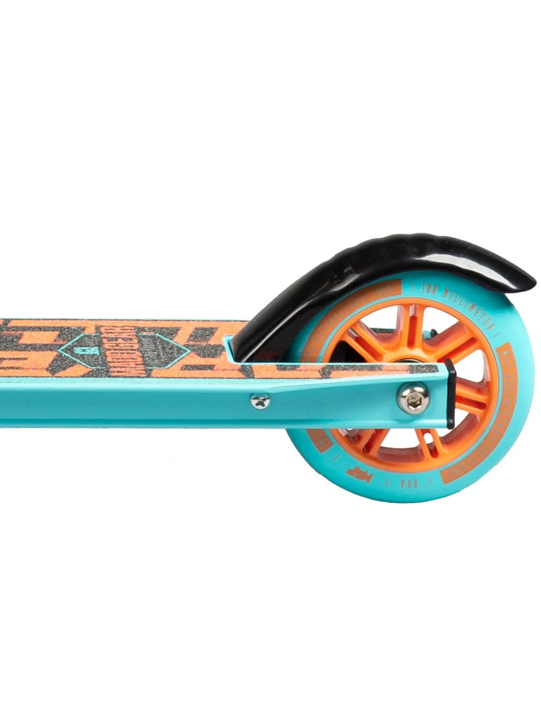 Madd Gear Carve 100 sparkcykel turkos orange