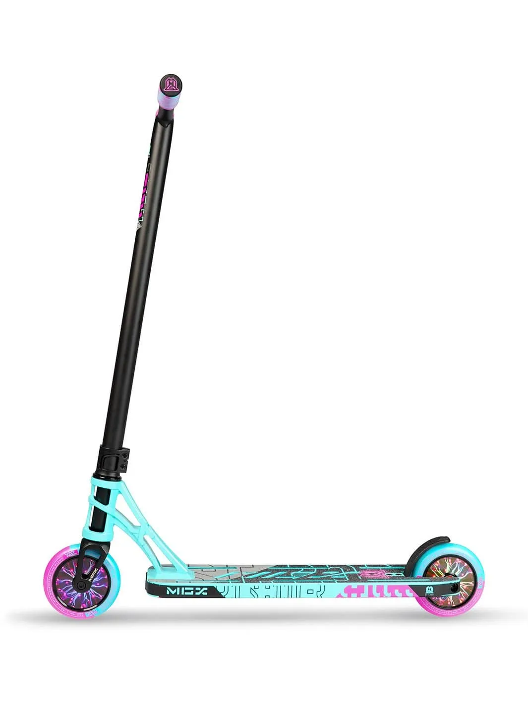 Madd Gear MGX P1 sparkcykel Teal Pink nybörjare