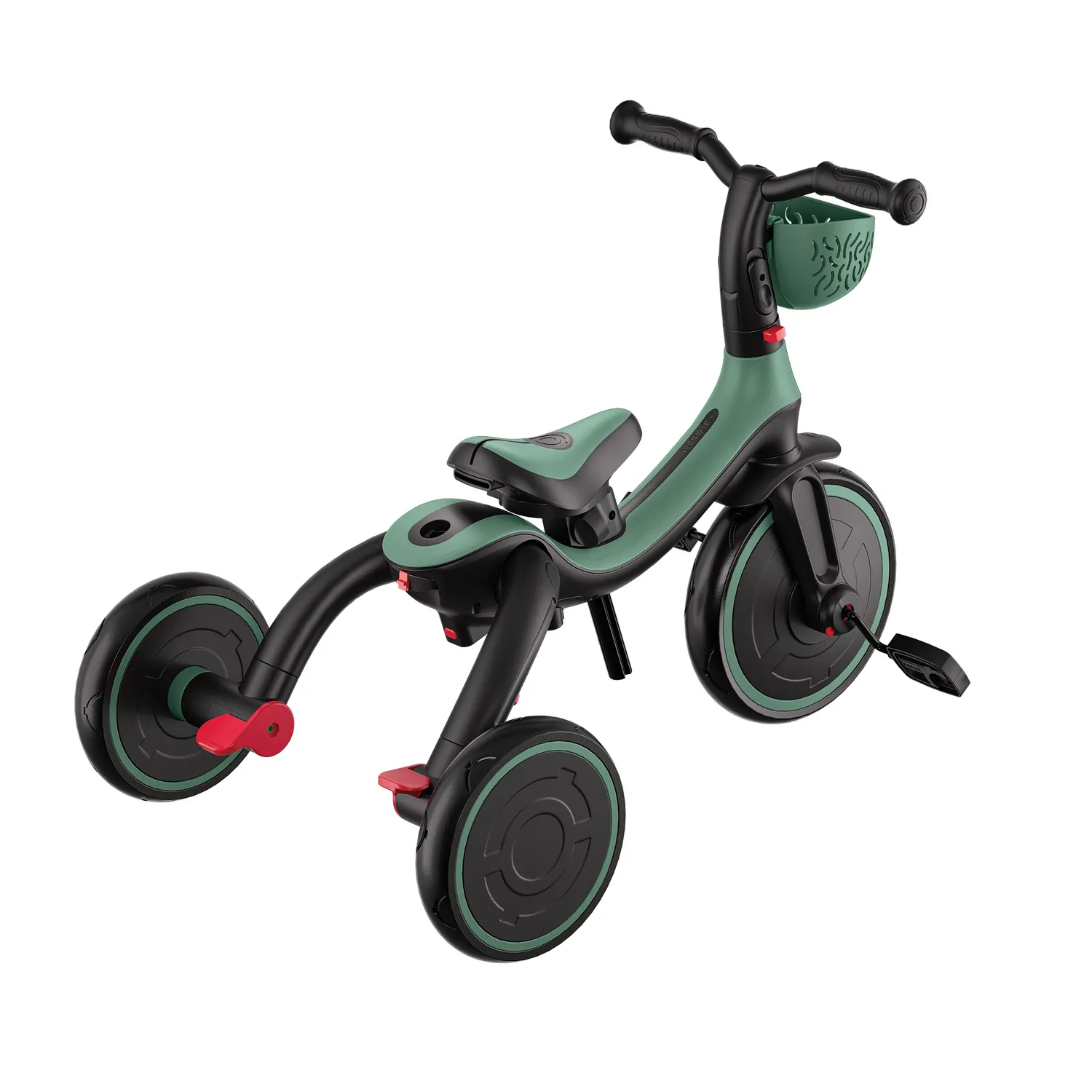 Globber Explorer Trike 6in1 trehjuling vändbar sits