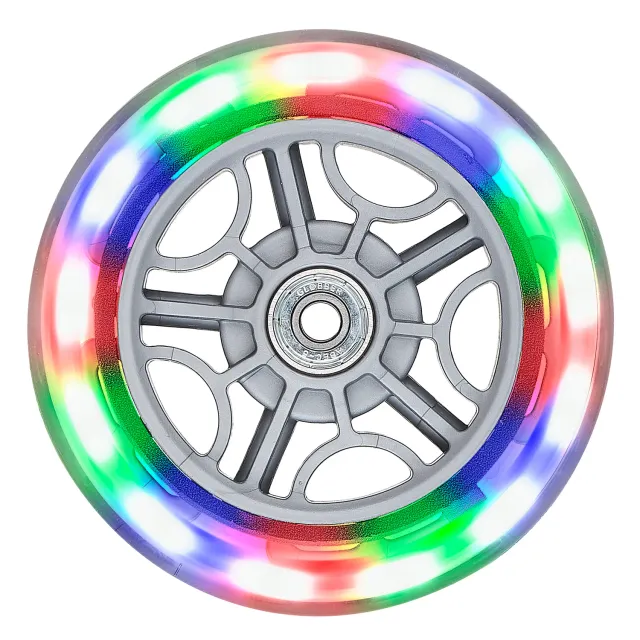 Globber 121mm Light-Up hjul sparkcykel 2-pack LED