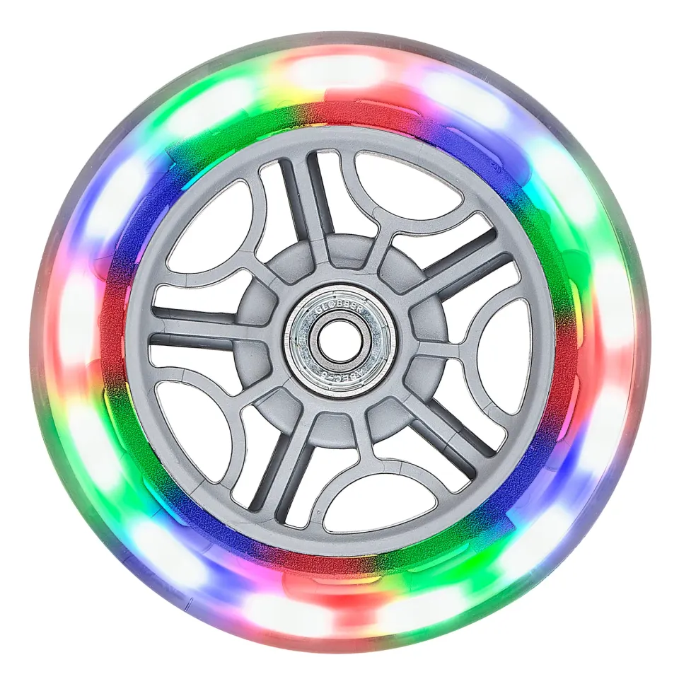 Globber 121mm Light-Up hjul sparkcykel 2-pack LED