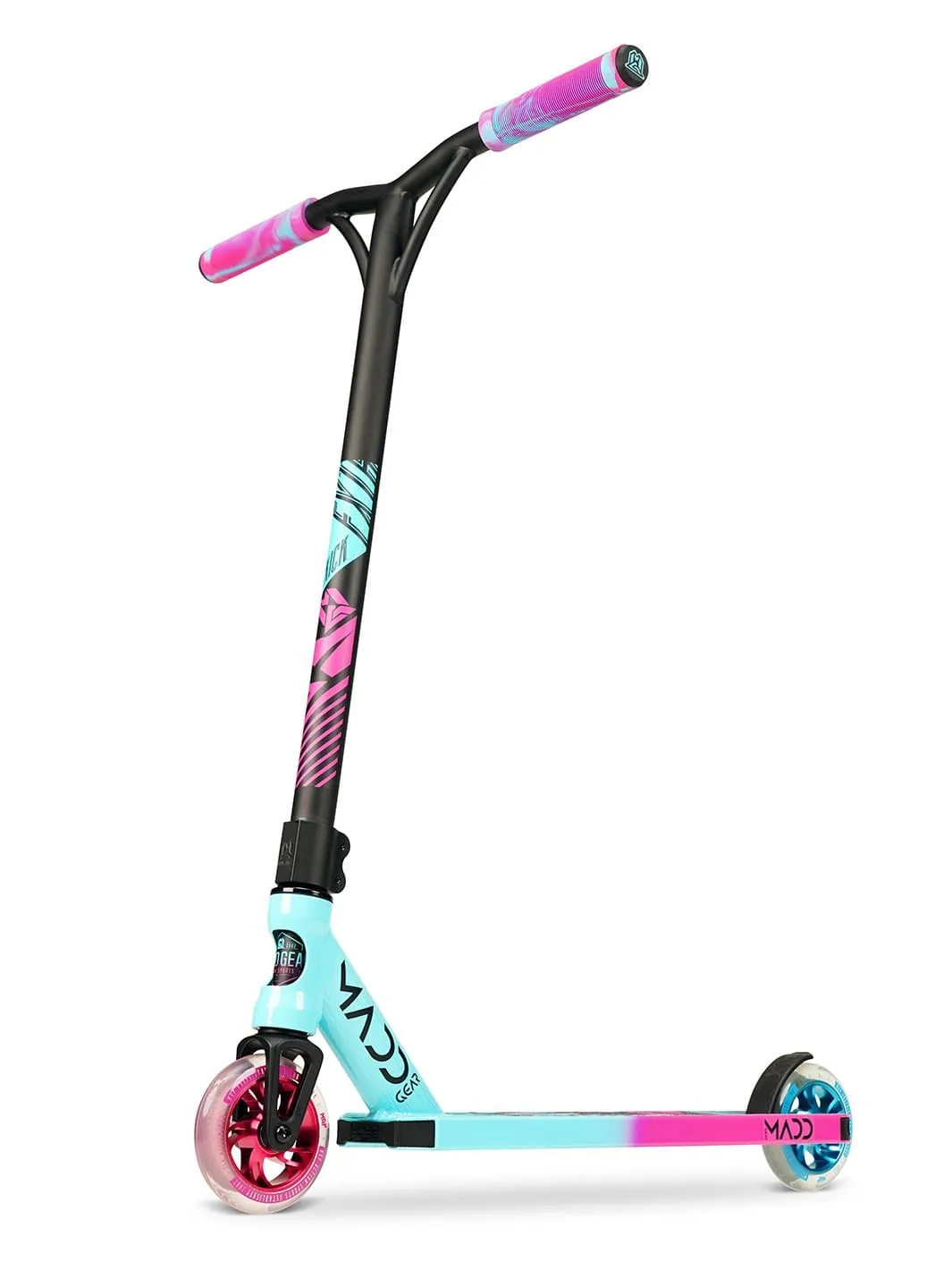 Madd Gear Kick Extreme sparkcykel teal pink fullsize