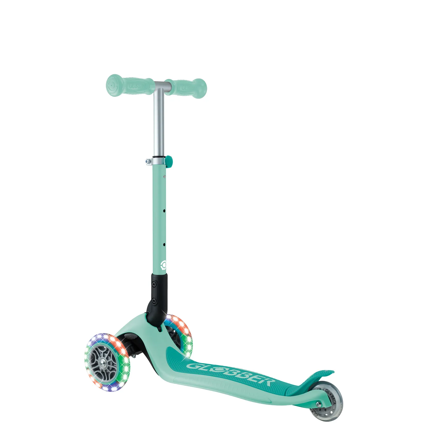 Globber Junior Foldable Lights sparkcykel vikbar LED