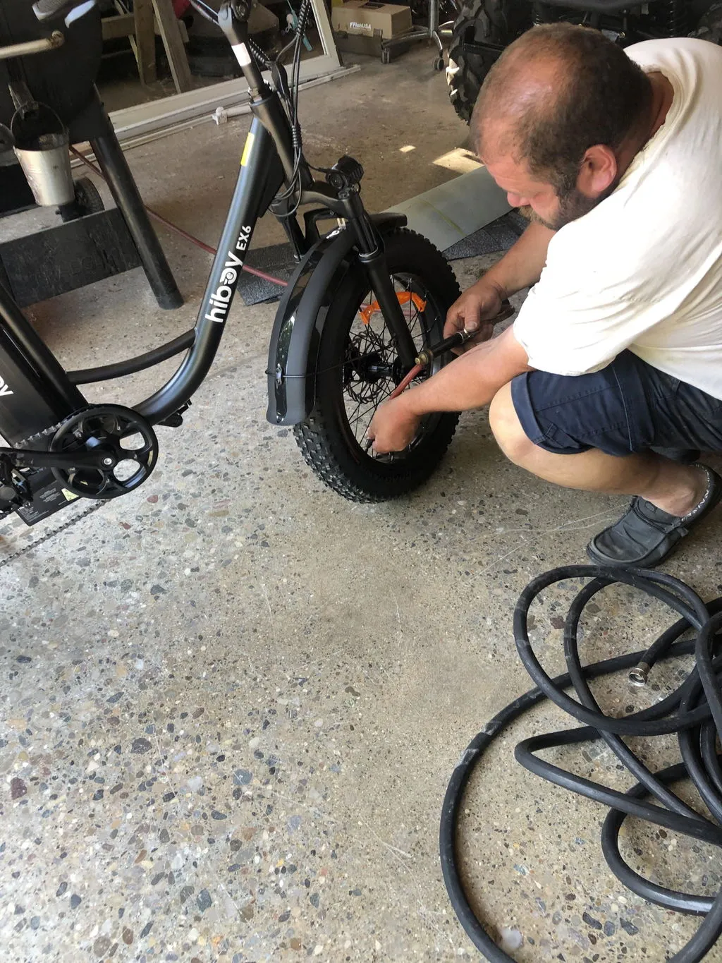 Hiboy EX6 elcykel lågt insteg fatbike