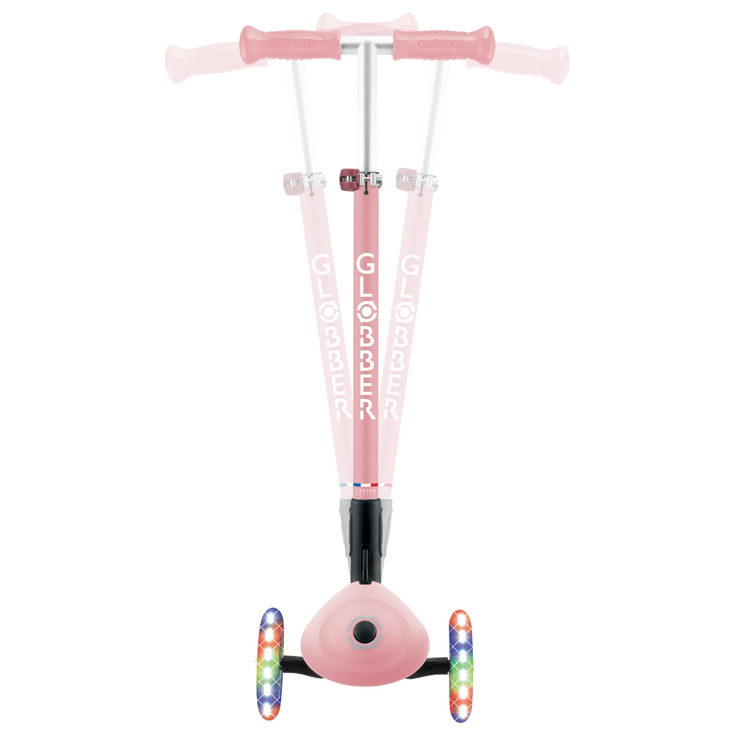 Globber Primo Foldable Lights sparkcykel 3-hjulig LED