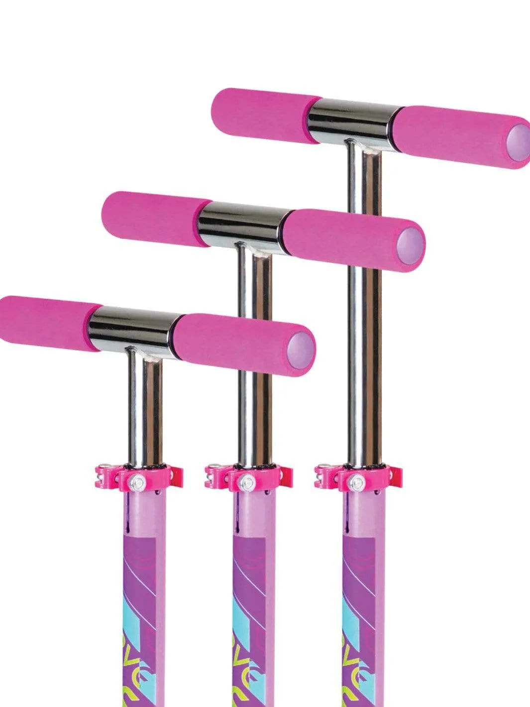 Madd Gear Rize 100 sparkcykel rosa lila lysehjul