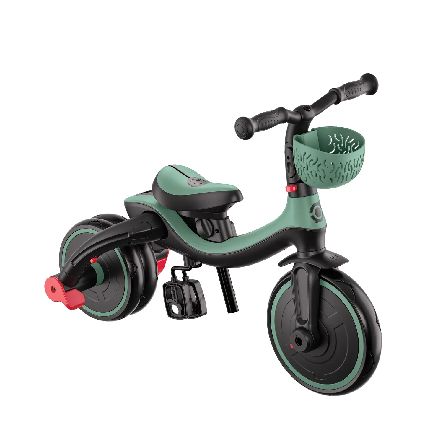 Globber Explorer Trike 6in1 trehjuling vändbar sits