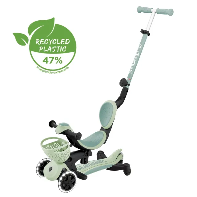 Globber Go Up Baby Lights 360 sparkcykel med sits
