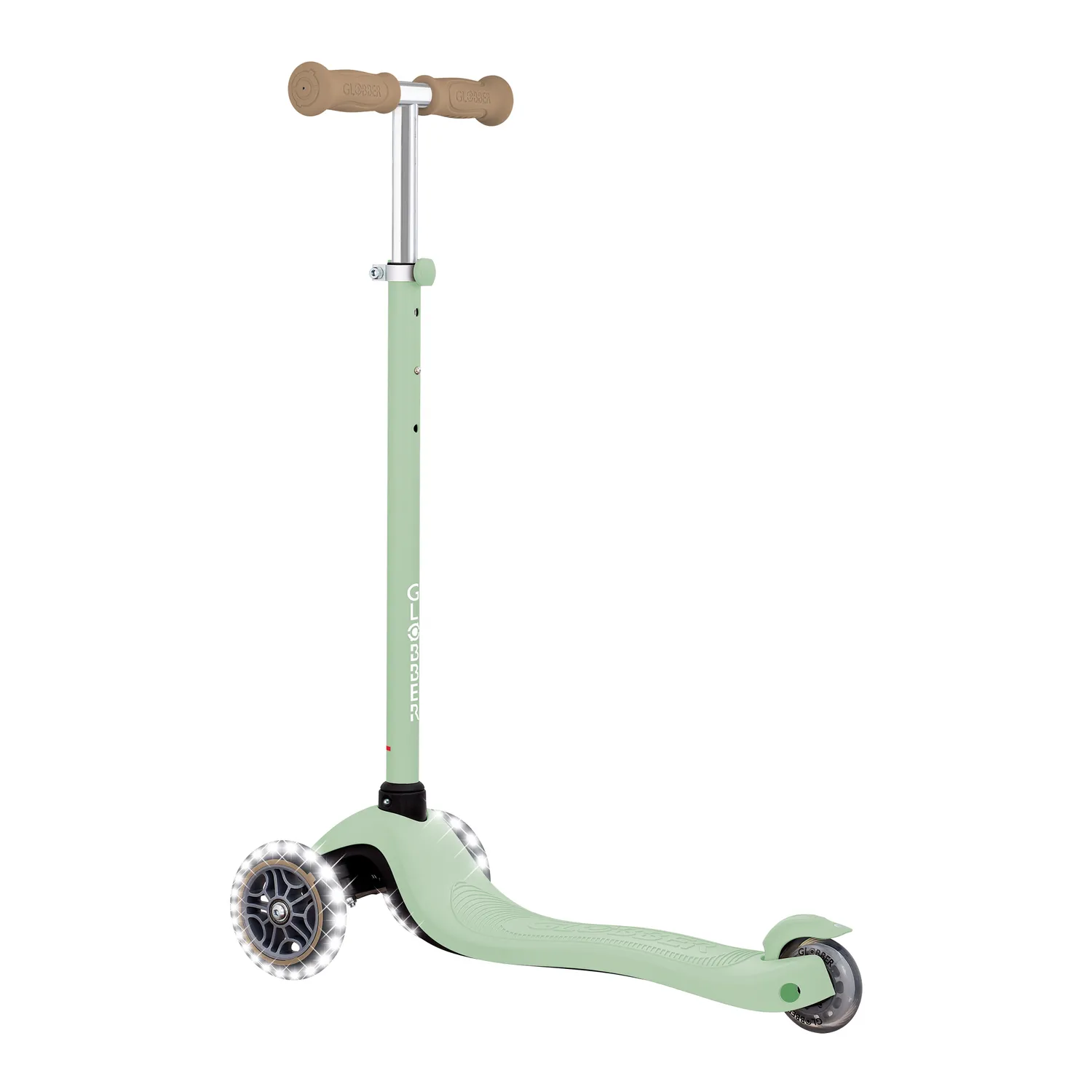 Globber Signature Lights sparkcykel pastel LED 3-7år