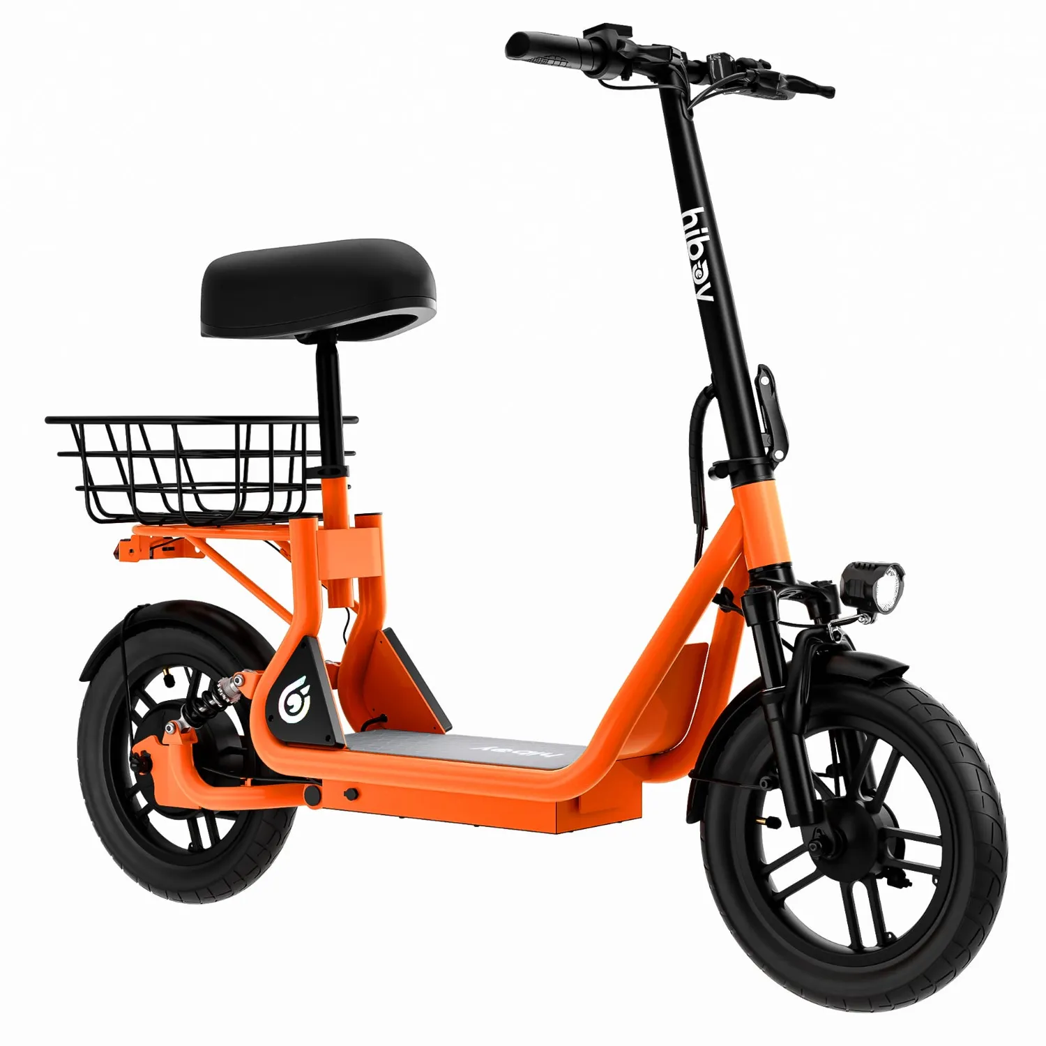 Hiboy Q2 elscooter med sadel vuxen orange