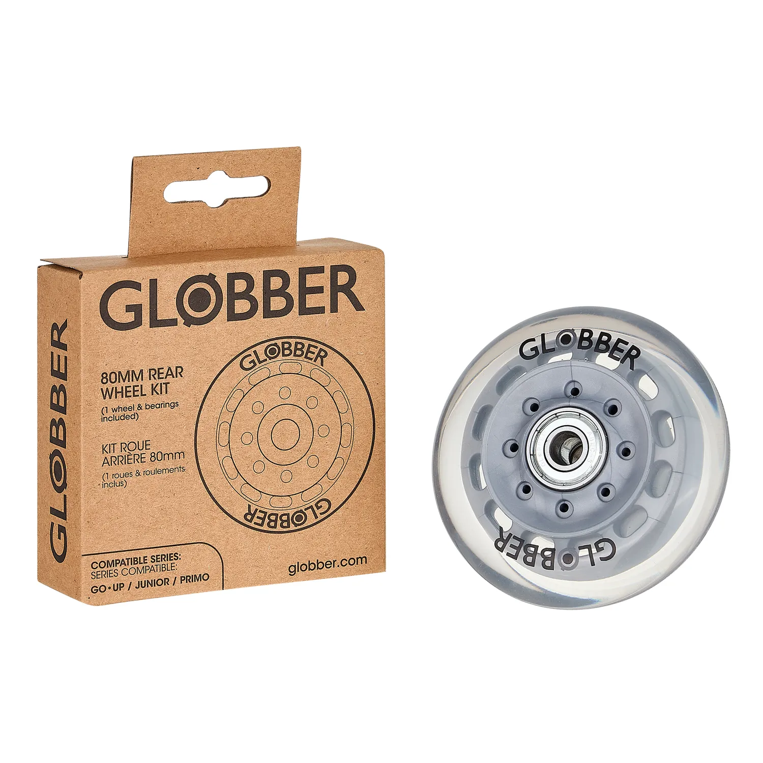 Globber Go Up Junior Primo bakhjul 80mm reservdel