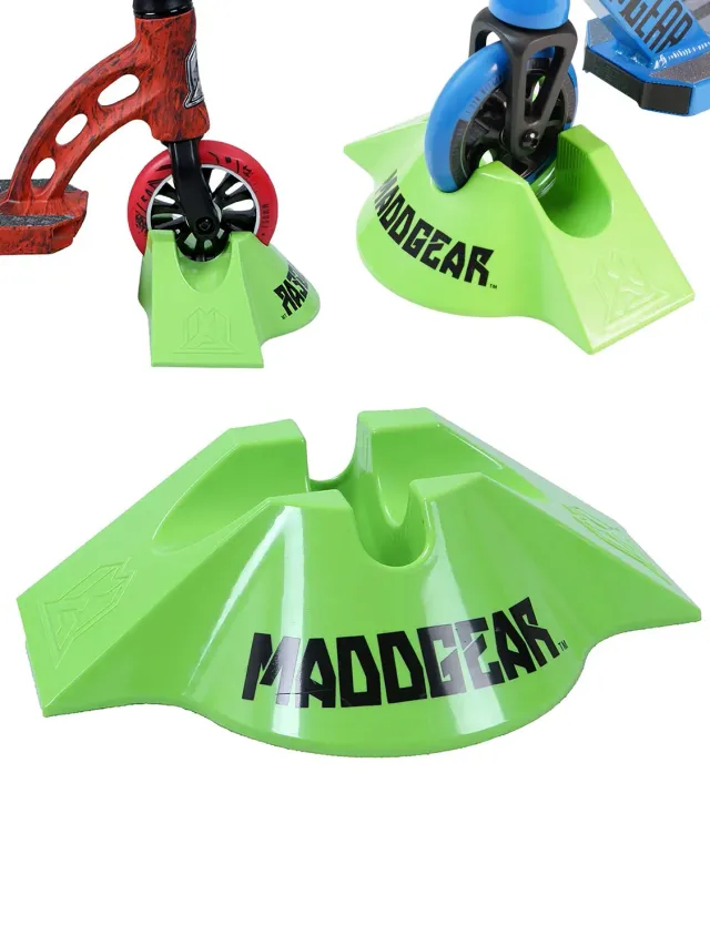 Madd Gear sparkcykelställ 110-120mm grön stabil