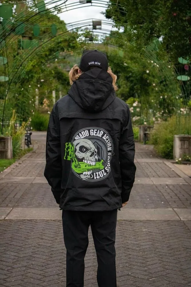 MGP Windbreaker vindjacka svart med luva lätt