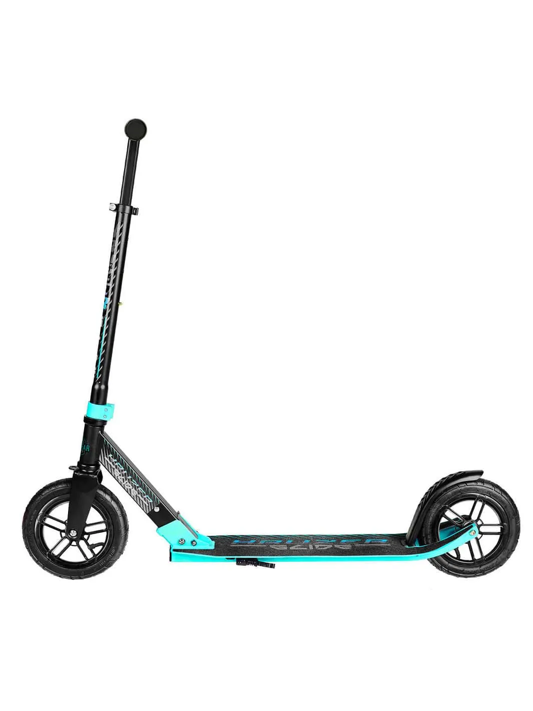 MGP Kruzer Wide Glide sparkcykel svart turkos vikbar