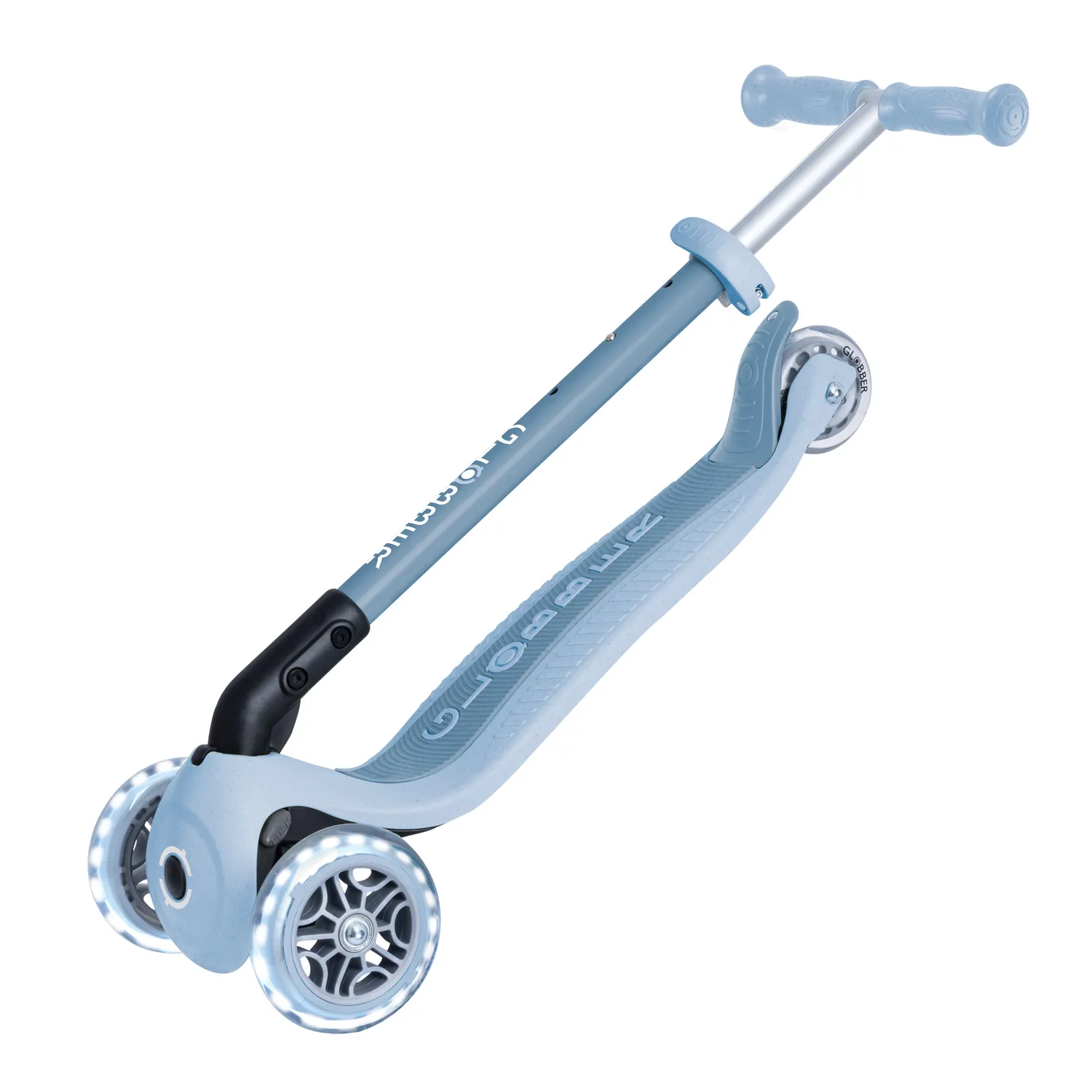Globber Primo Foldable Lights sparkcykel Sunshine lysande hjul