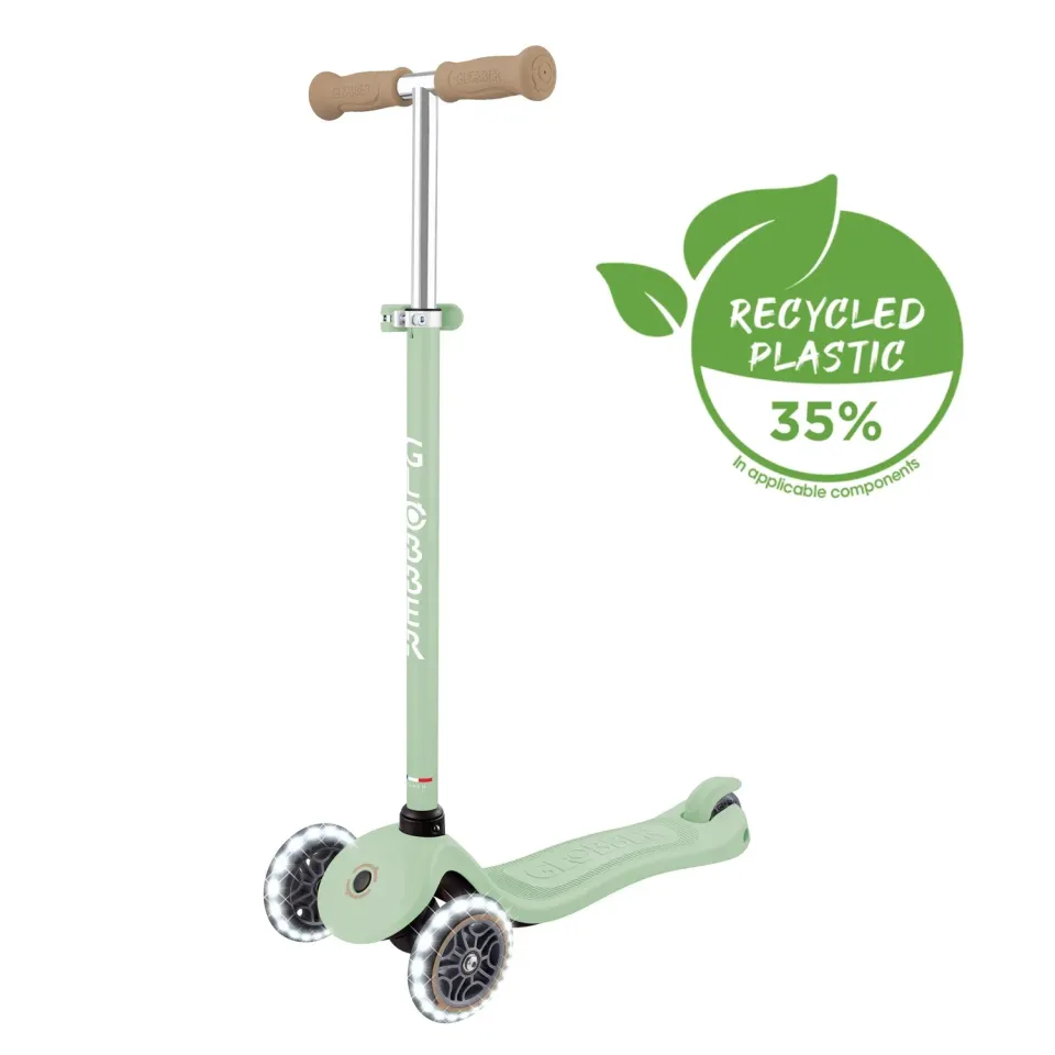 Globber Signature Lights sparkcykel pastel LED 3-7år