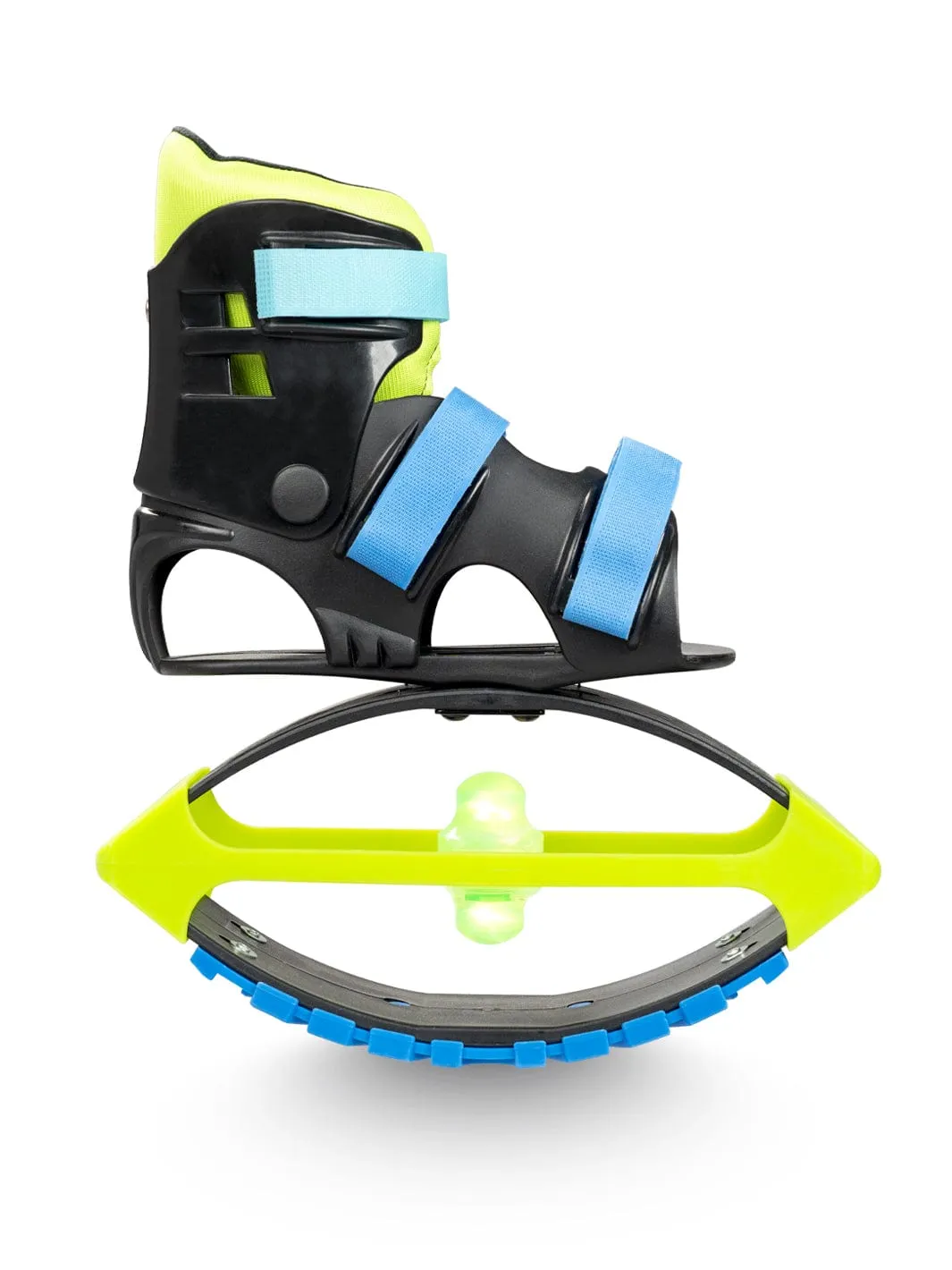 Madd Gear Boost Boots Light-Up studsskor blå-lime justerbara