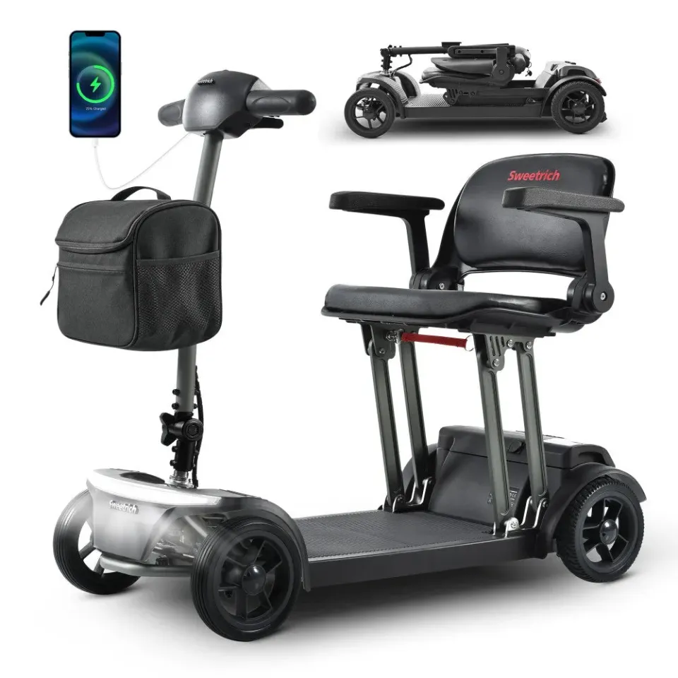 AOVO S2 elscooter 12Ah blybatteri löstagbart