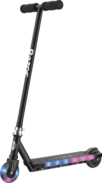 Razor Kick2Glow sparkcykel svart LED-ljus