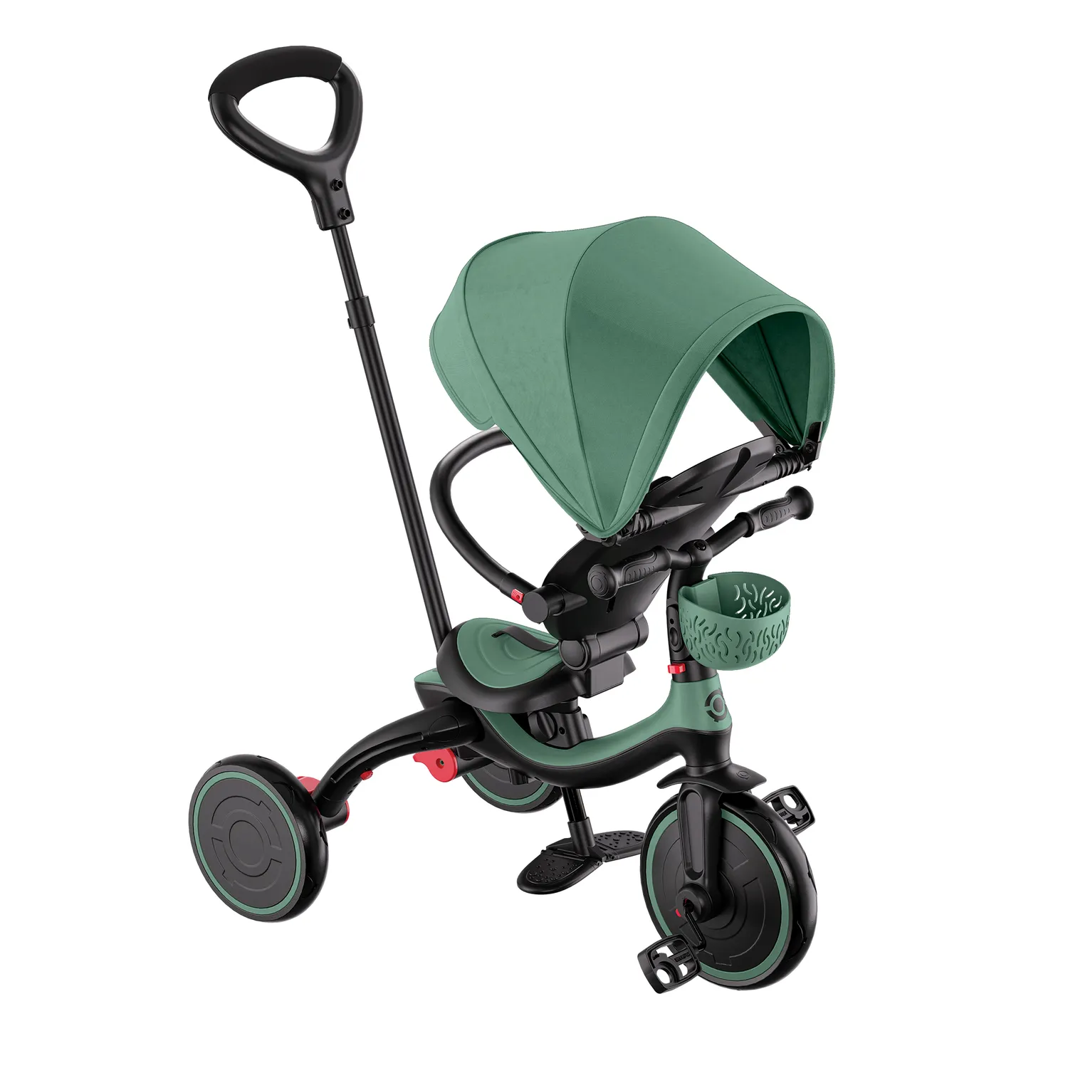 Globber Explorer Trike 6in1 trehjuling vändbar sits
