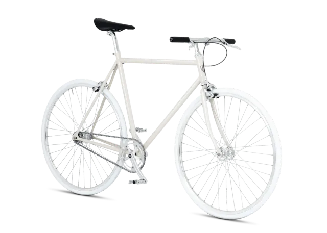 BikeID Diamond Singlespeed cykel Pale Beige kedja