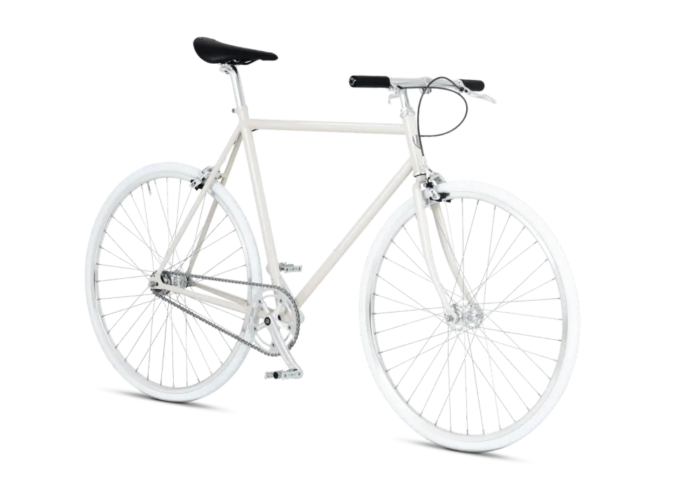 BikeID Diamond Singlespeed cykel Pale Beige kedja