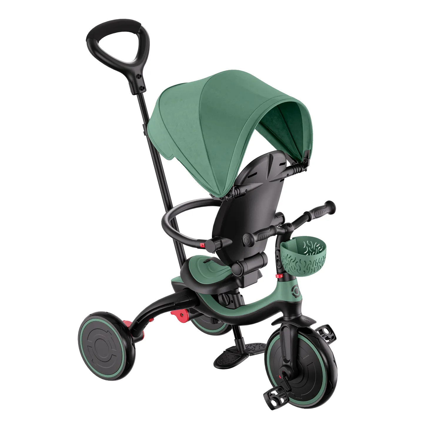Globber Explorer Trike 6in1 trehjuling vändbar sits