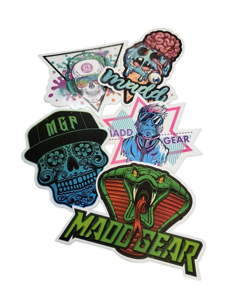 Madd Gear stickerpack klistermärken 5-pack