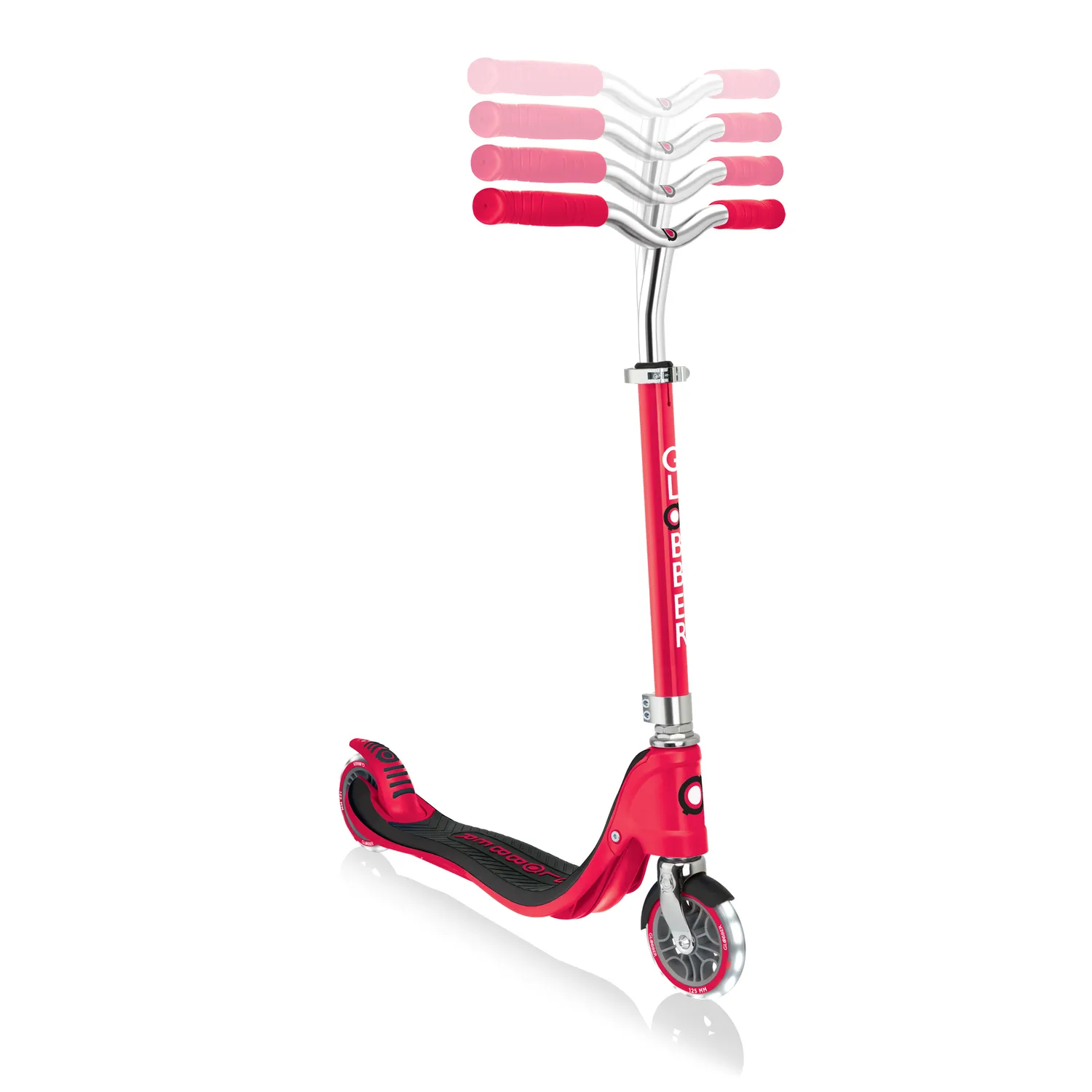 Globber Flow 125 Lights sparkcykel LED-hjul