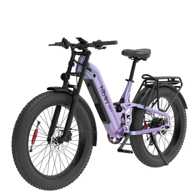 Hiboy EX11 elcykel 26 tum chameleon heldämpad fatbike