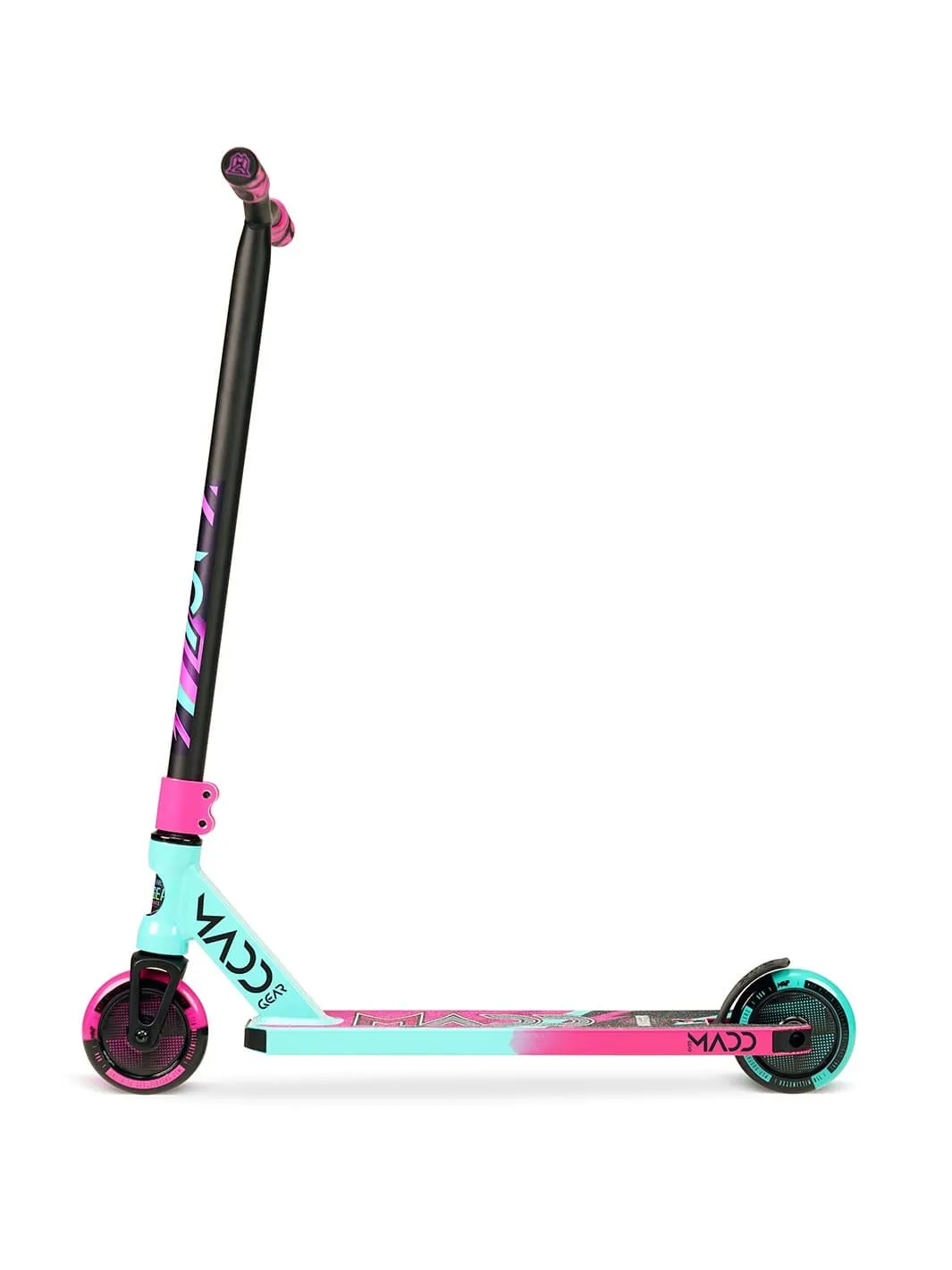Madd Gear Kick Pro sparkcykel teal pink lätt