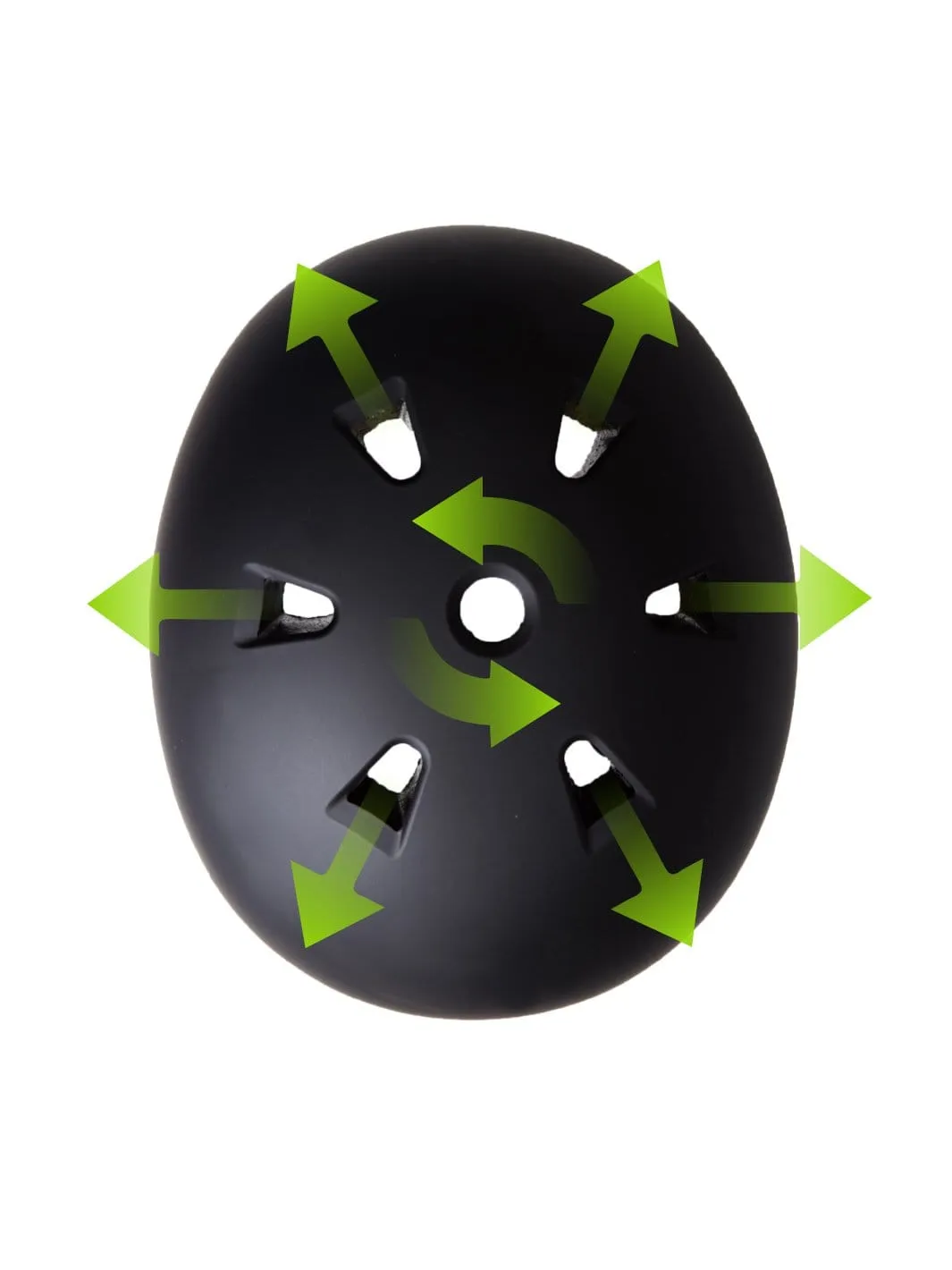 MGP Certified EPS hjälm svart grön 55-58 cm