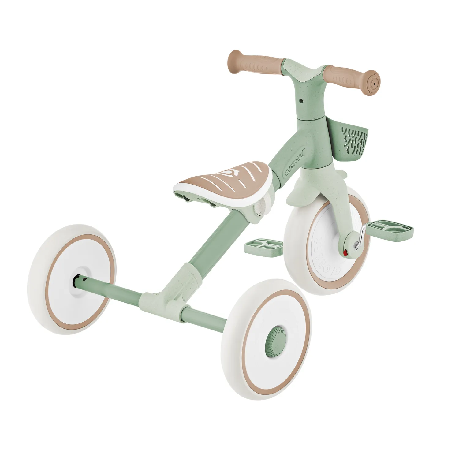 Globber Learning Trike 2in1 Plus trehjuling Sunshine