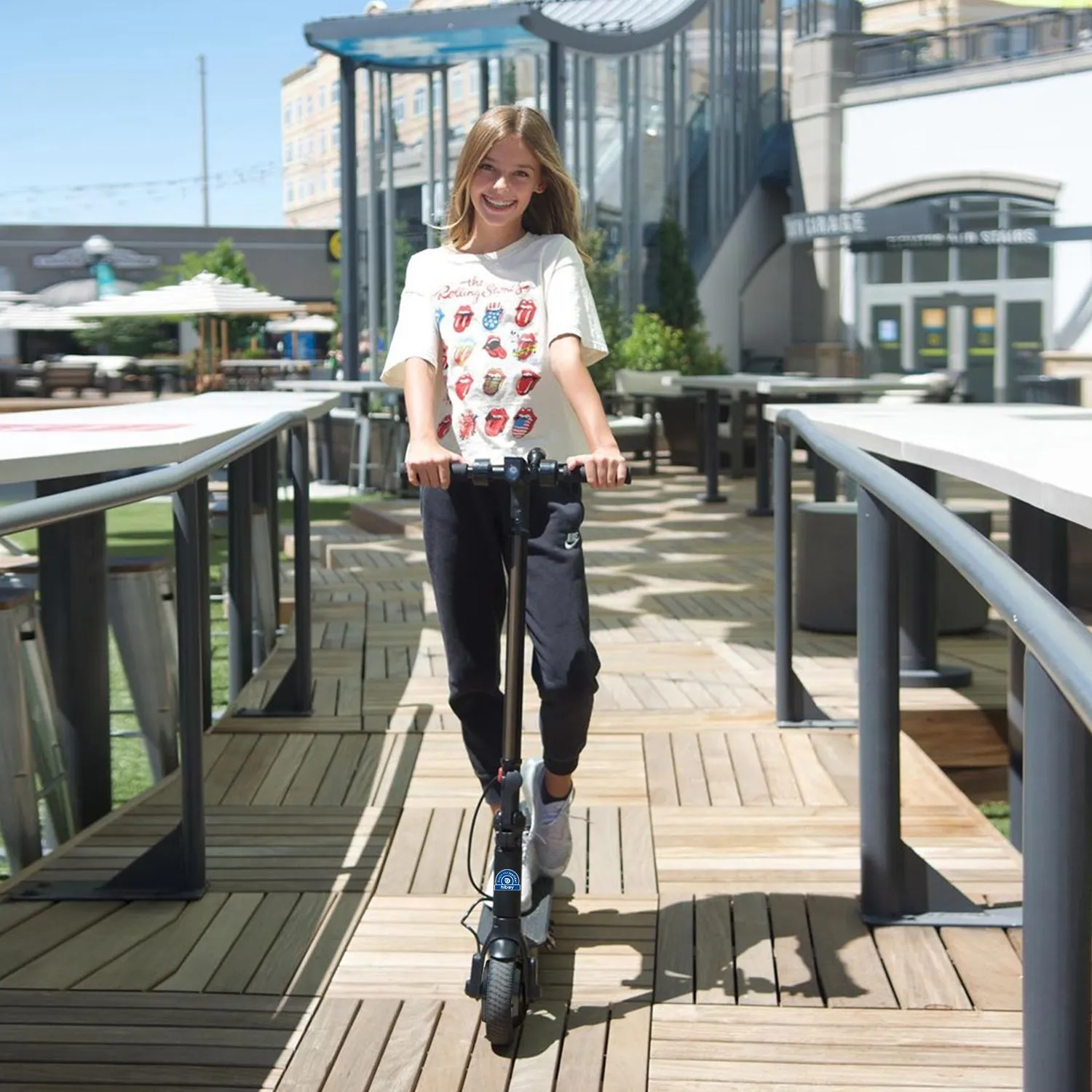 Hiboy S2 Lite elsparkcykel 6,5 tum svart tonåring