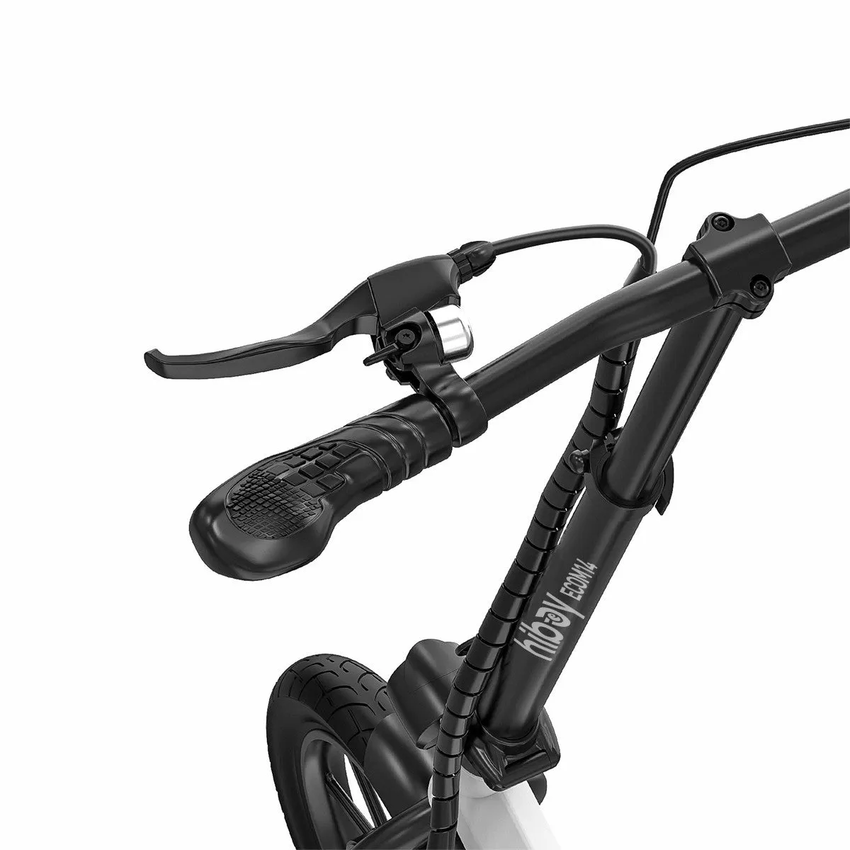 Hiboy ECOM 14 elsparkcykel silver renoverad stora hjul